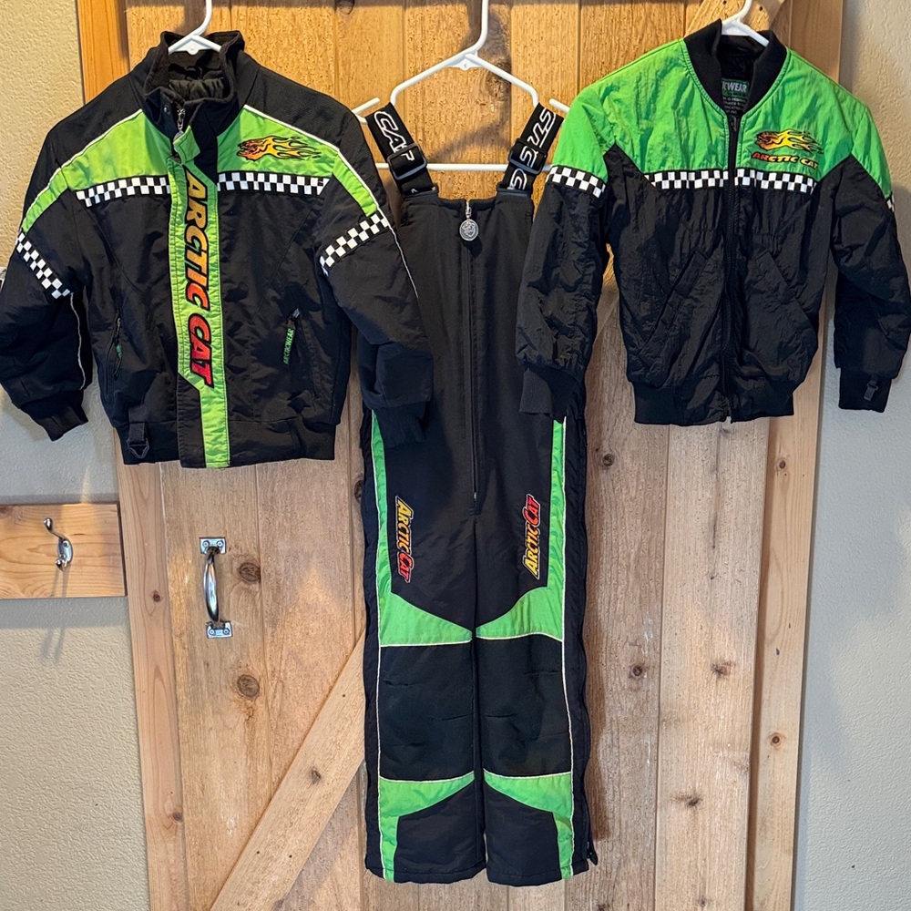 Kids Racing Costume Set - Black and Green